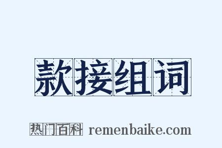 款接组词是什么意思的图片